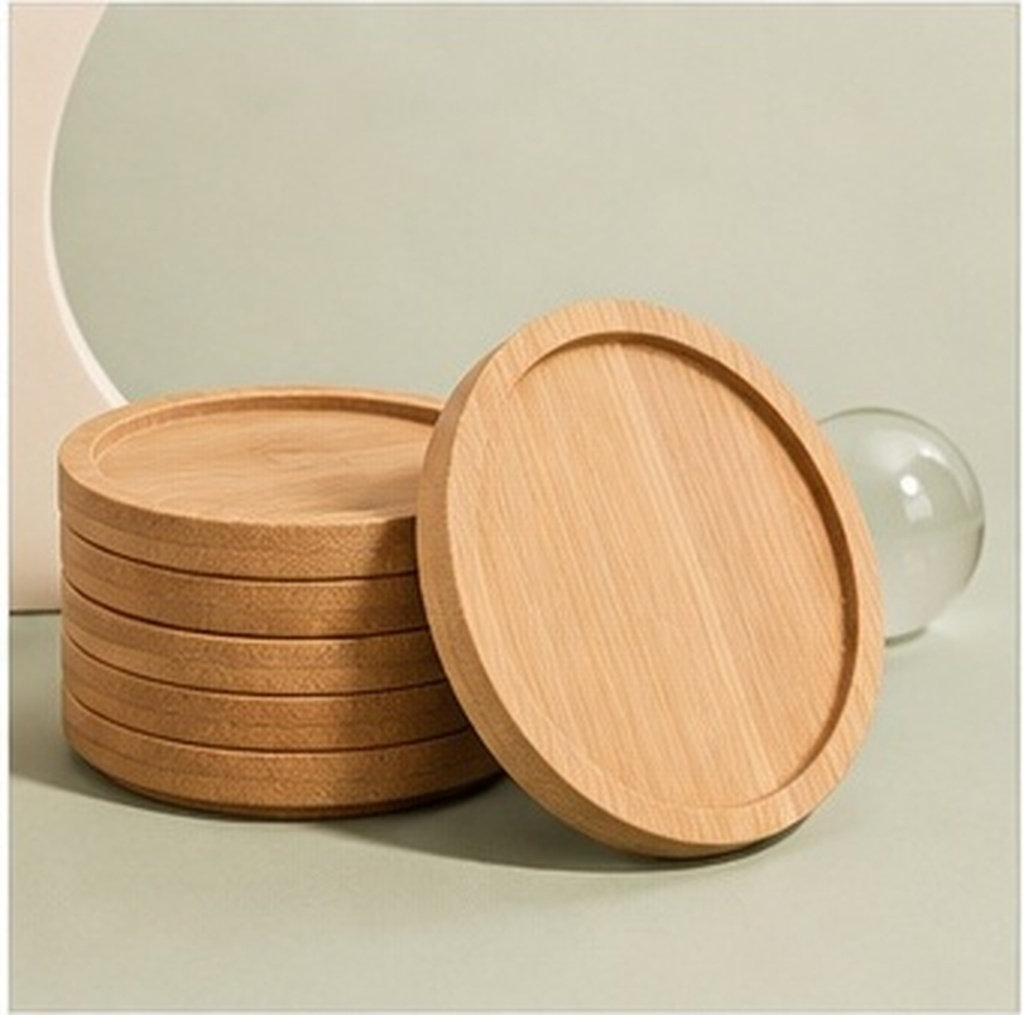 Drip Tray Saucer - ถาดรองกระถางต้นไม้ ถาดรองน้ำหยด ถาดรองกระถางดอกไม้ ถาดระบายน้ำสำหรับต้นไม้ วัสดุไม้ไผ่ 6