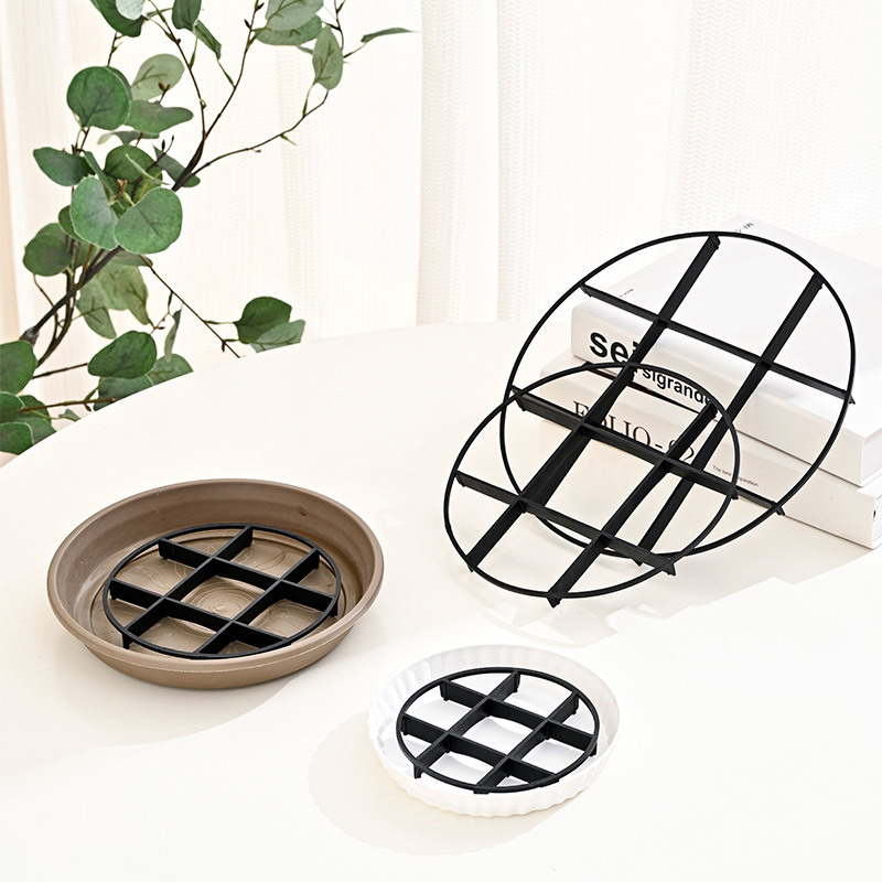 ถาดกระถางดอกไม้พลาสติกกันเน่า1 - Drip Tray Saucer บทวิจารณ์และราคา
