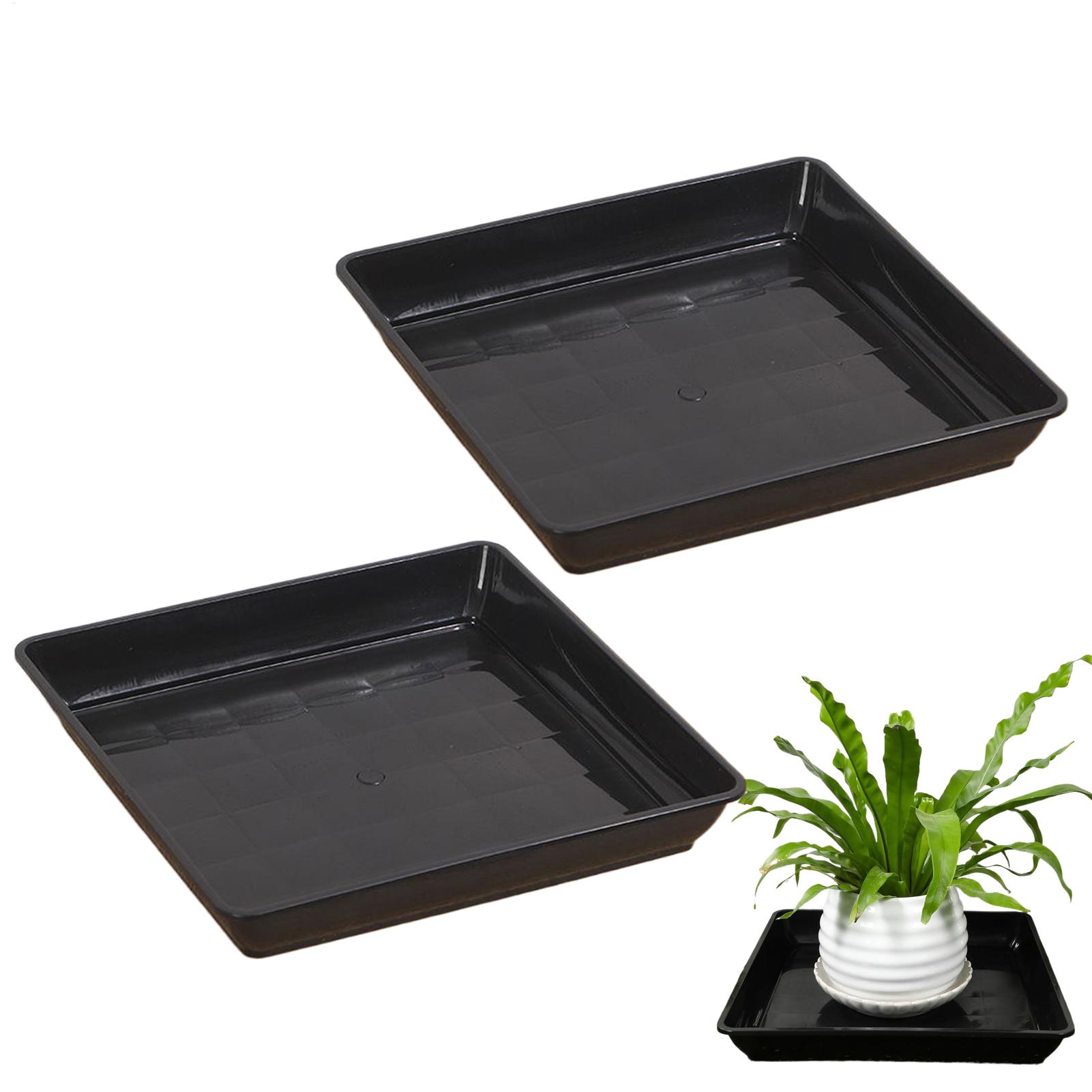 ถาดรองกระถางต้นไม้ 2 ชิ้น/ชุด  - Drip Tray Saucer บทวิจารณ์และราคา