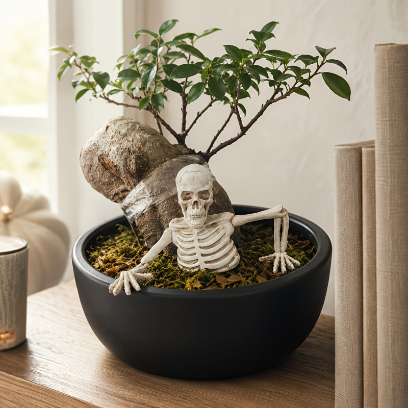 ของตกแต่งสวนรูปคนปีนป่ายครึ่งต - Bonsai Garden Landscape Design บทวิจารณ์และราคา