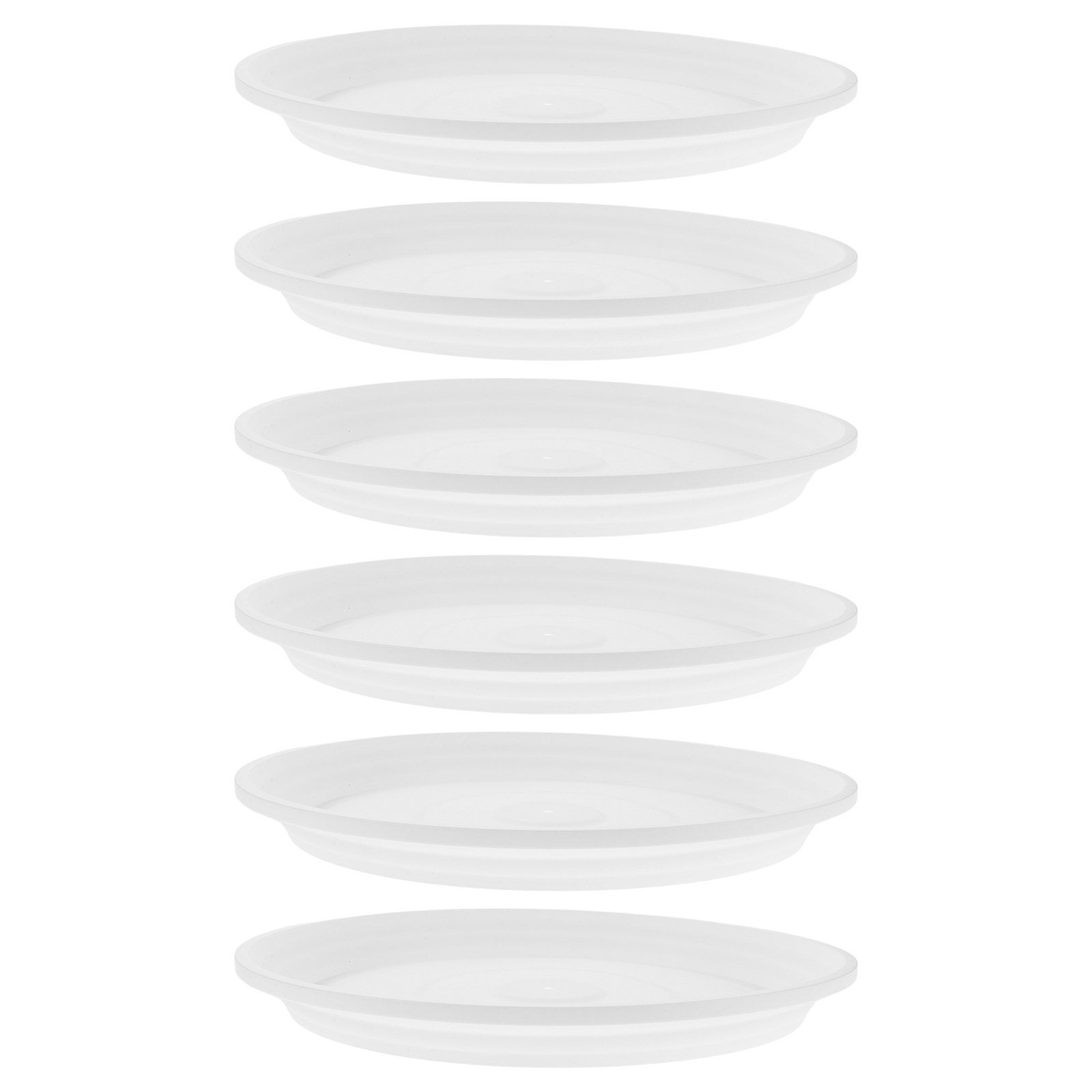 6 ชิ้น จานรองกระถางต้นไม้พลาสต - Drip Tray Saucer บทวิจารณ์และราคา